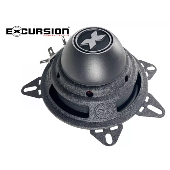 Excursion PX-4M   2 głośniki średnio-niskotonowe (mid-woofery) SQ 100mm/BMW/Mercedes - 3ohm, 75/200W, 86dB, 100-10000Hz, neodym, akcesoria do BMW/MB,